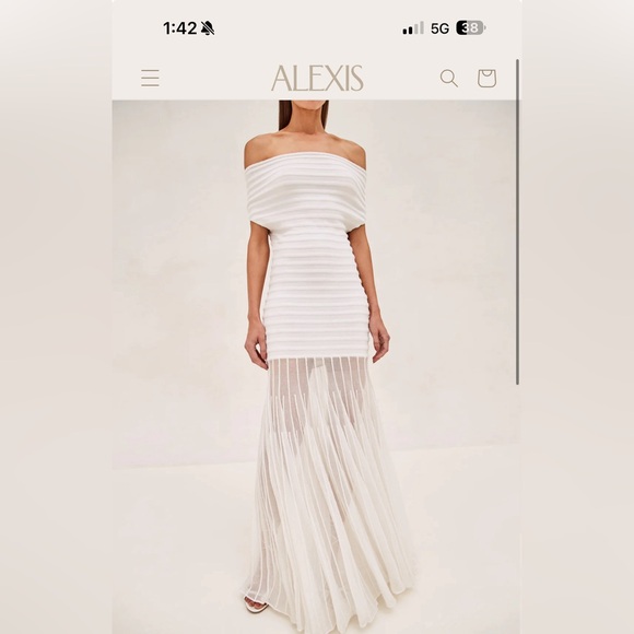 Alexis Marce Bridal Dress in White - Picture 3 of 7